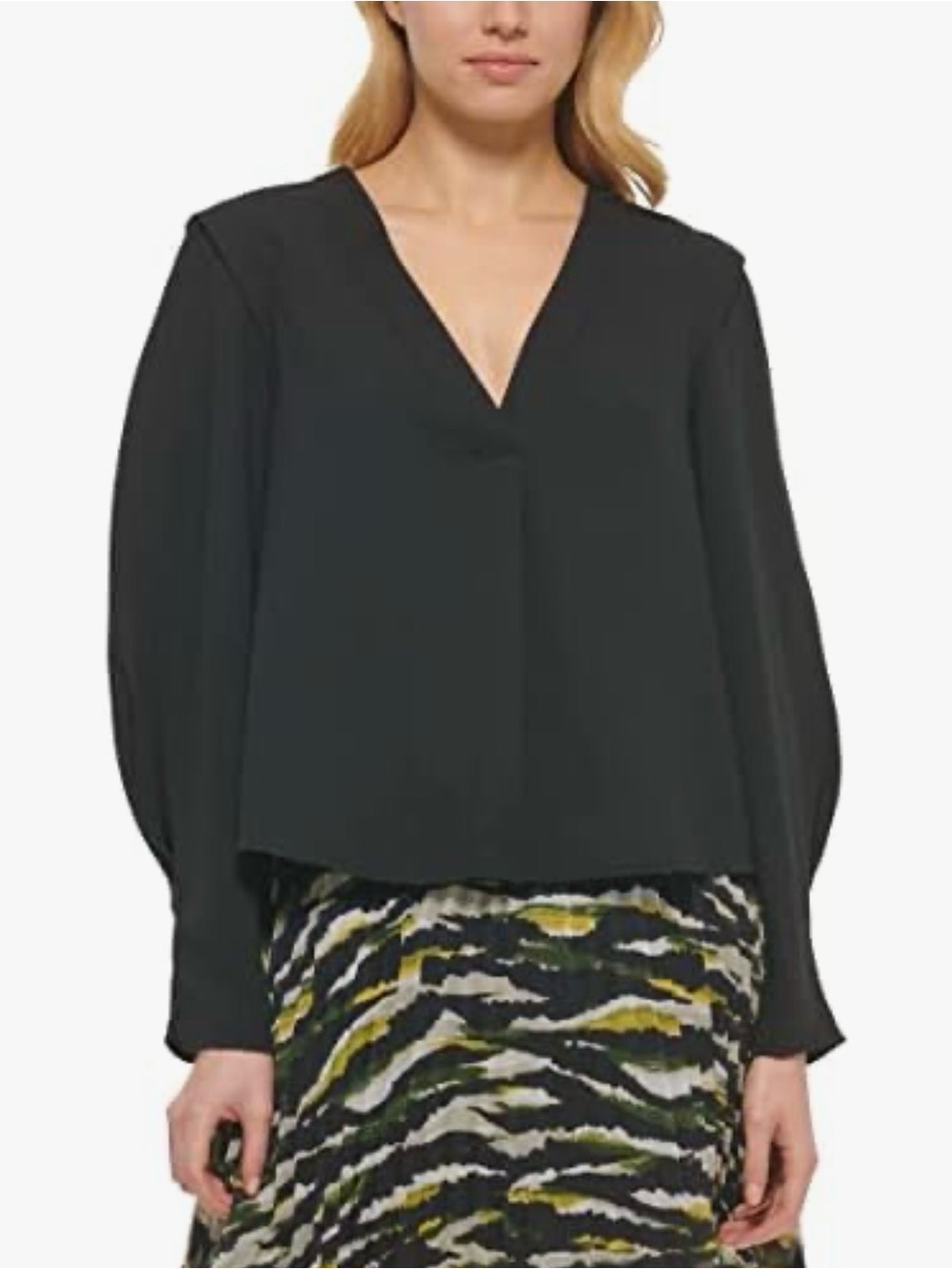 DKNY Balloon Sleeve Women’s Top.